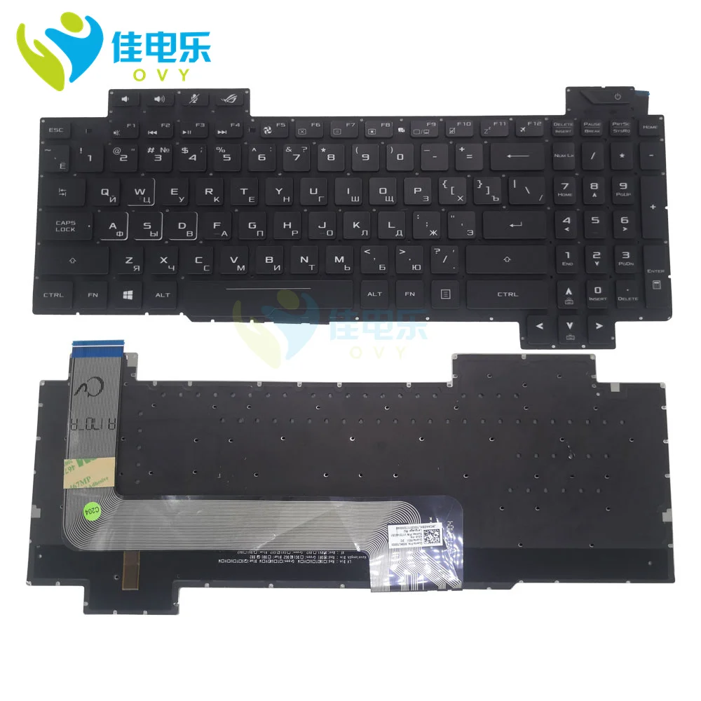 US UK Germany Turkish Russian Keyboard Laptop Backlit For Asus ROG Strix GL503 GL503VD GL503VM GL503GE GL703 GE GL703VM GL703VD