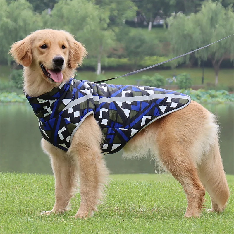 Waterproof Big Dog Coat Jacket for Medium Large Dogs Winter Pet Clothes Golden Retriever Pitbull Puppy Clothing ropa para perro