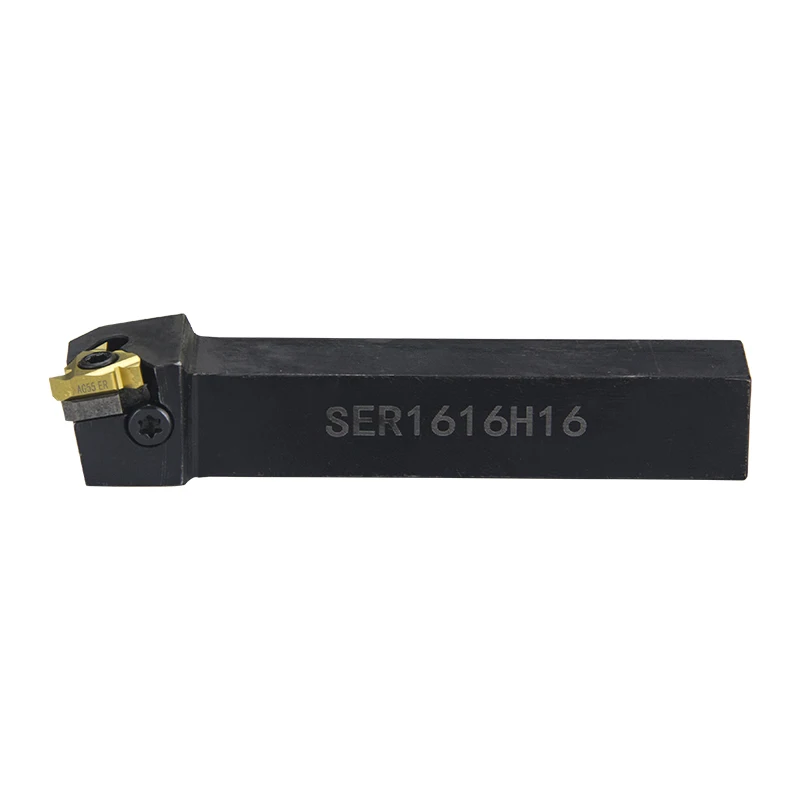 Herramientas de torneado de hilo externo, insertos de carburo de 16ER, soporte CNC, SER1212H16 SER2020K16 SER2525M16