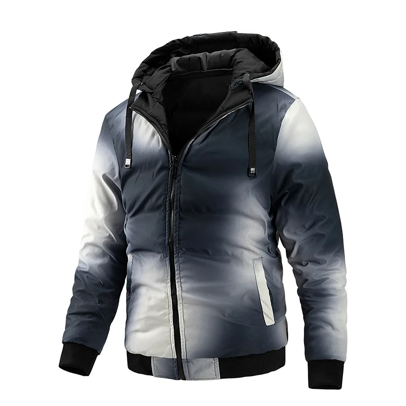 2022 Winter Male Jacket Both Side Wear Jackets Jaqueta Masculina Cotton Jacket Man's coat Winter Parkas Men Jacket