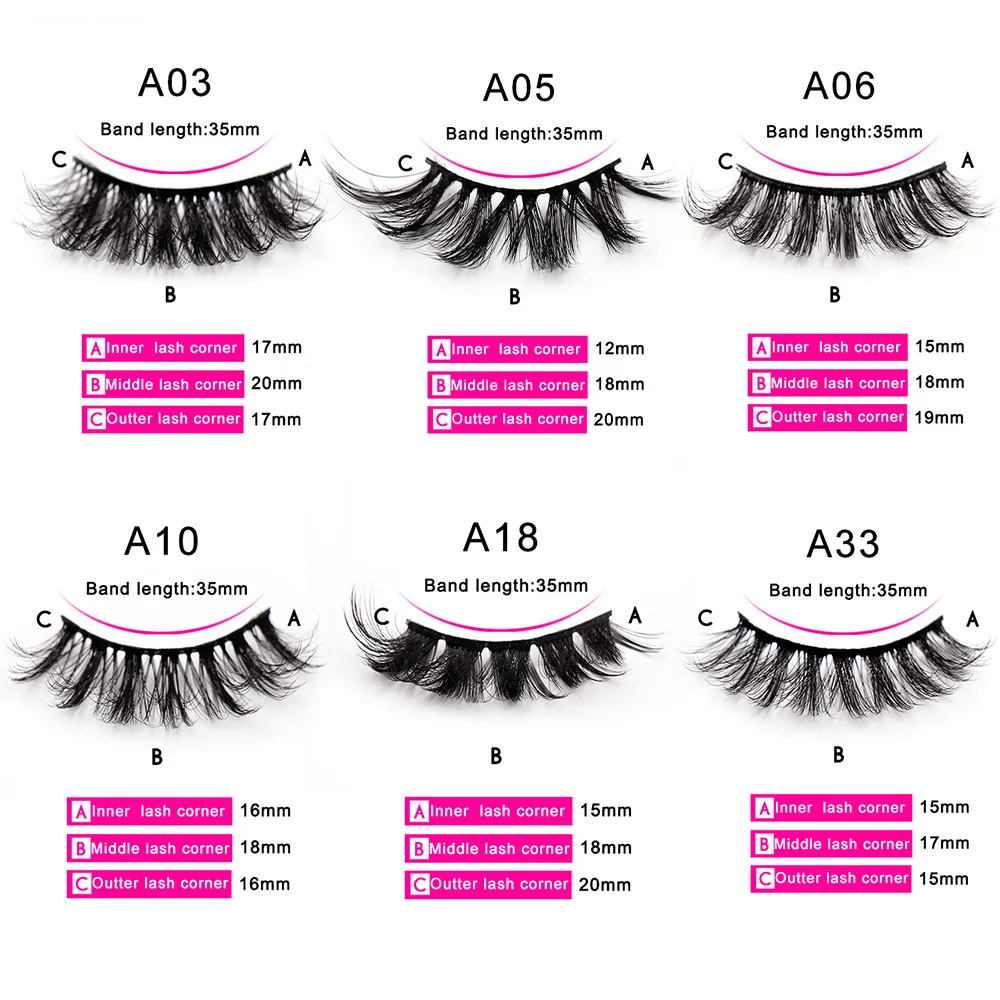 Makeup 5/10/16 Pairs Mink Lashes Faux Eyelashes Mink False Eyelashes Dramatic Volume Lashes Eyelash Extension for Makeup