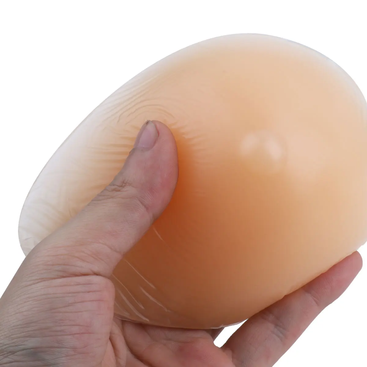 2Pcs Breasts Fake Boobs Nude Soft Silicone Waterdrop Shaped Fake Breast Mastectomy Prosthesis Breast Pad for Crossdresser