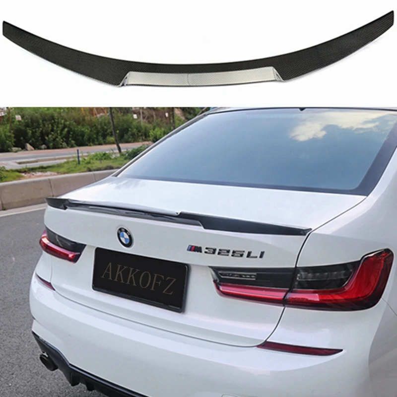 M4 style For BMW G20 G28 2019 -2022 320i 320D new 3 series carbon fiber exterior rear spoiler tail box tail decoration car