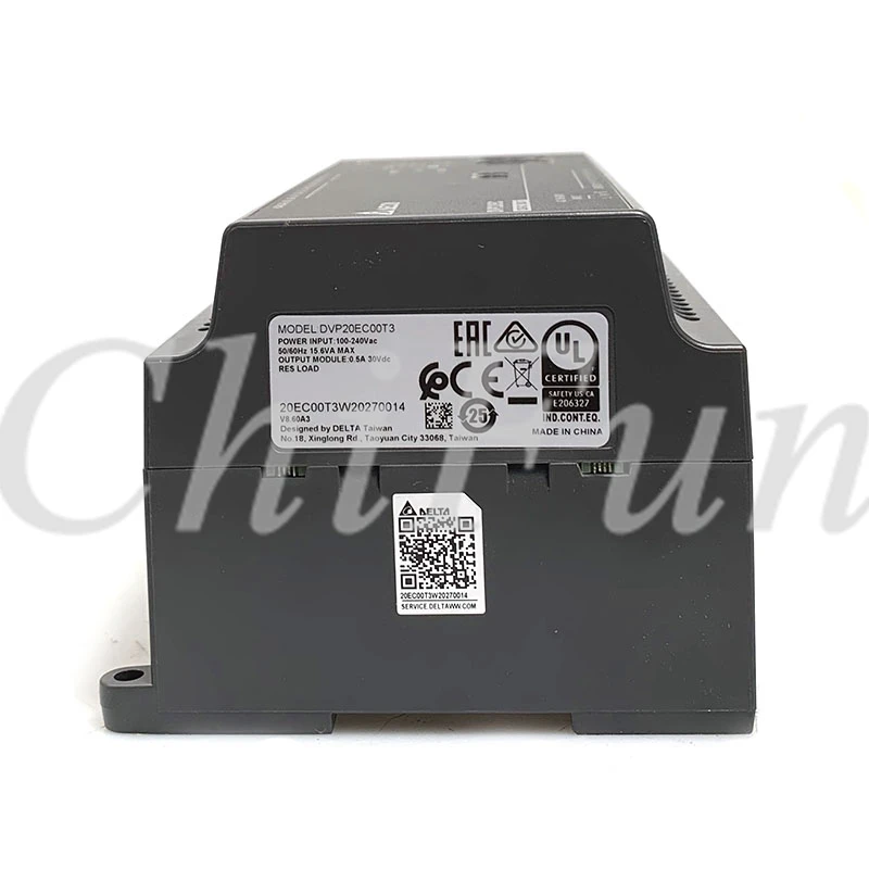 وحدة تحكم PLC أصلية من سلسلة Delta EC3 DVP20EC00R3 DVP20EC00T3 100-240VAC مضيف 20 نقطة 12DI 8DO