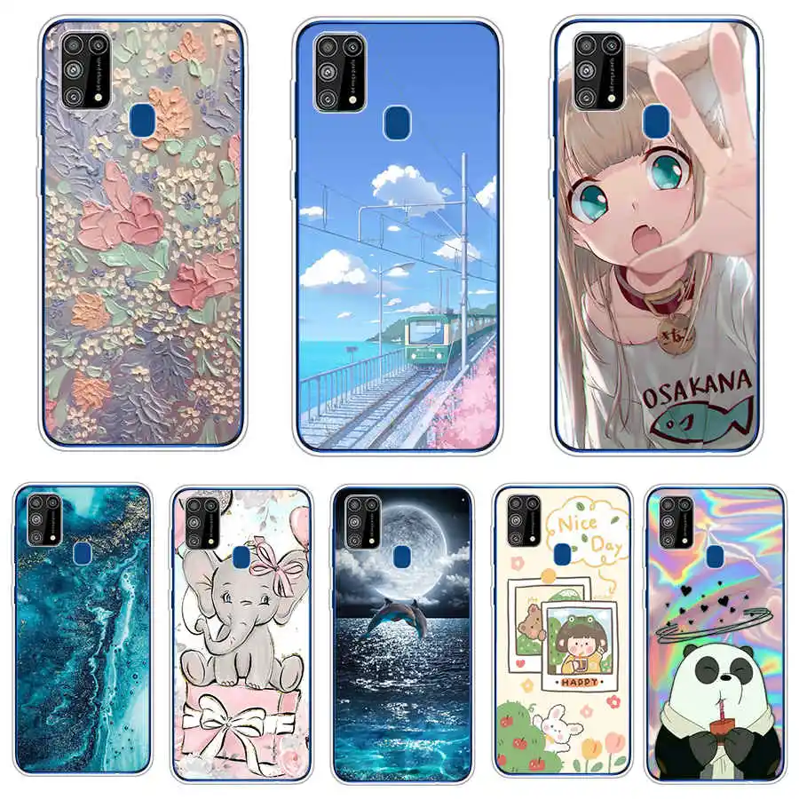 For Samsung Galaxy M31 Case Cover protect Bumper Case For Samsung M 31 Case Soft TPU Silicon Back Phone Case Coque