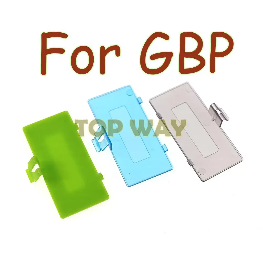 3PCS สำหรับ GameBoy Pocket GBP คอนโซลแบตเตอรี่เปลี่ยนฝาครอบแบตเตอรี่ประตูสำหรับ GBP