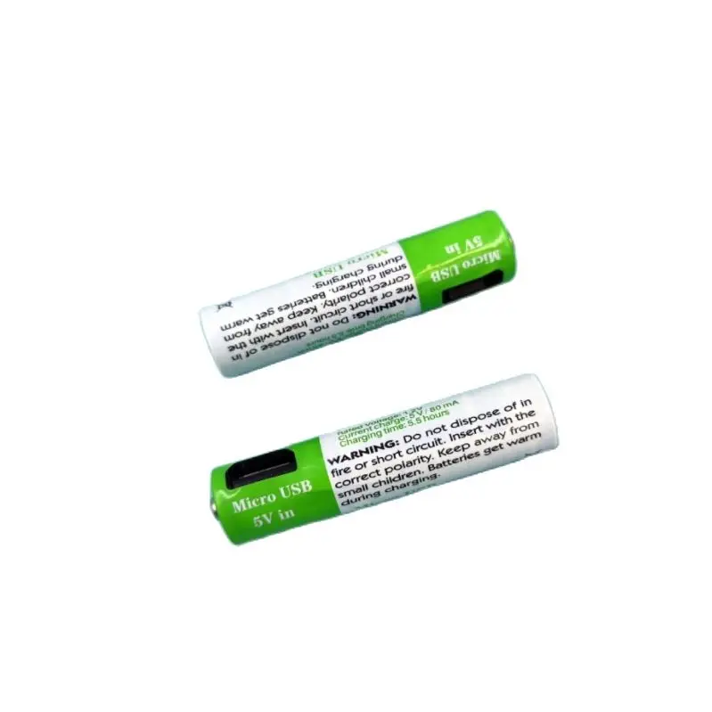 Baterías recargables Micro USB AAA-1.2V, NH-AAA, 1,2 V, 450mAH, 4 unids/lote + Cable USB