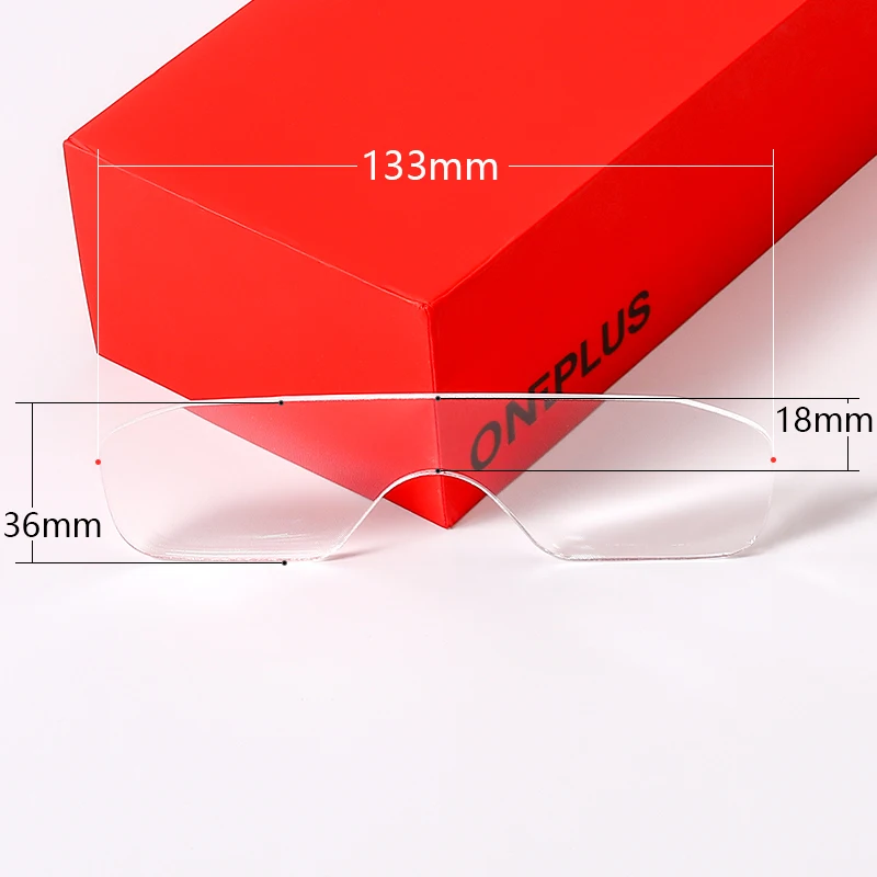 Fresnel lenses VR box lens DIY 3D glasses len HD Full screen magnifier Zoom in smart phone 133x36mm Customizable