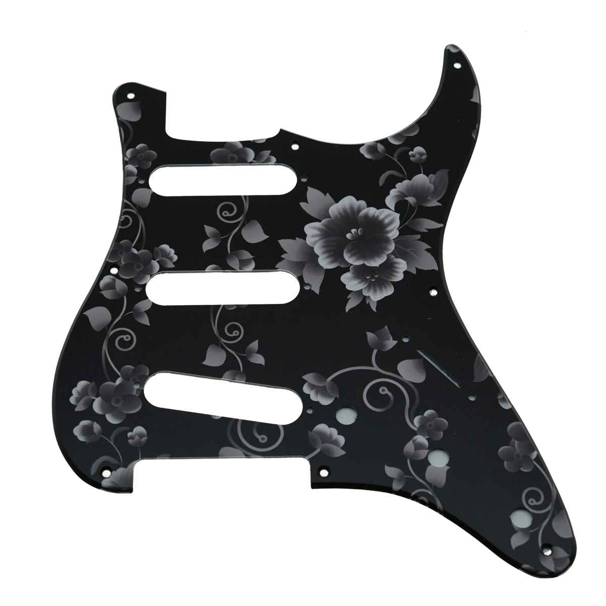 Dopro Plastic USA Vintage SSS Pickguard for Strat Guitar Pickguard with screws ST Scrach Plate Various Colors Fits for Fender
