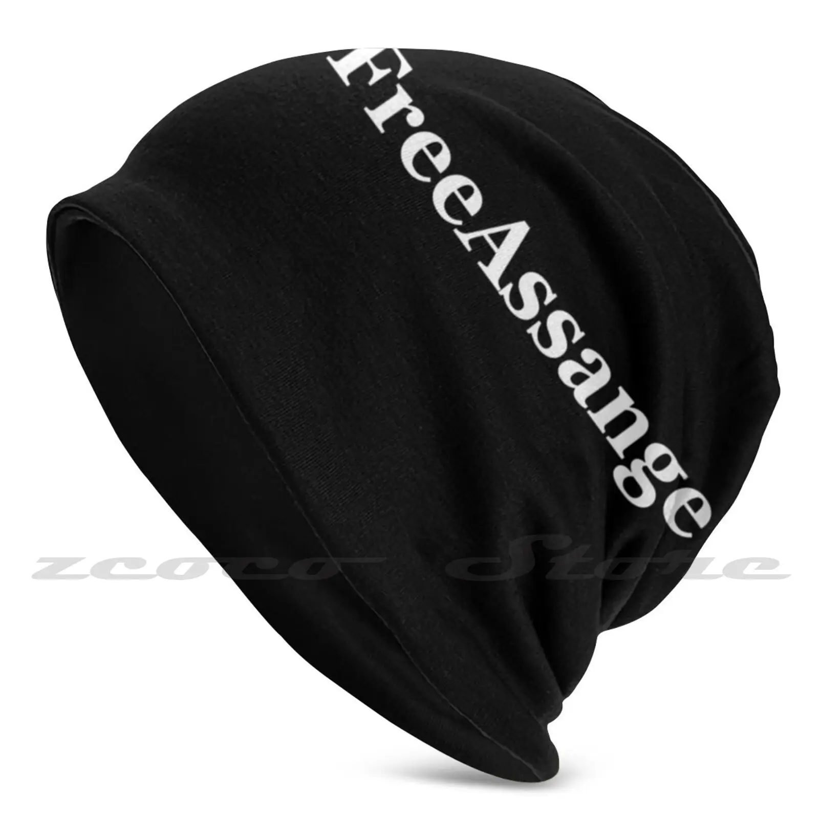 #Freeassange Knit Hat Hedging Cap Soft Elasticity Outdoor Sports Leisure Wikileaks Julian Assange Wiki Leaks Assange Wikileak