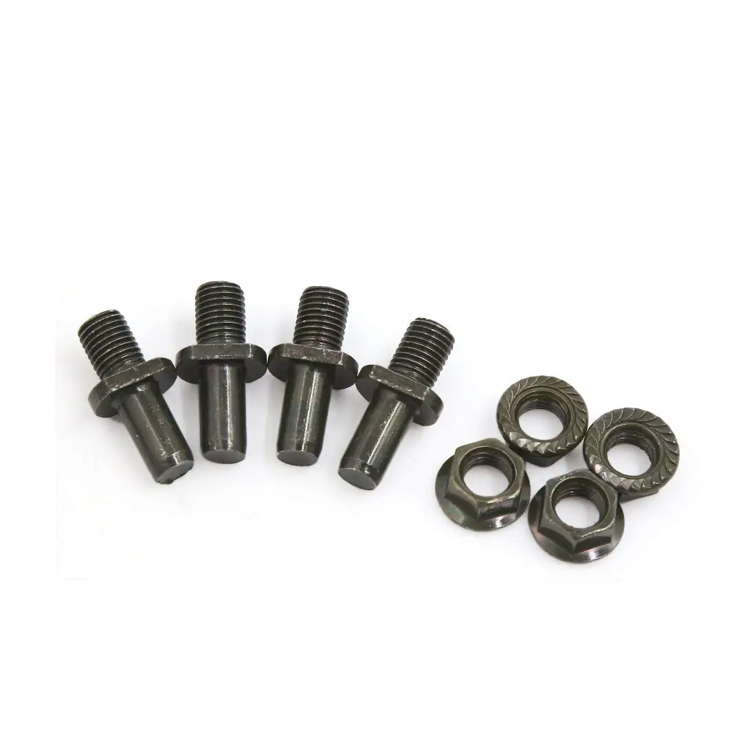 X Autohaux 4Pcs Dark Green Silver Tone Metal Motorcycle Rear Driven Sprocket Screw Bolts for CG125