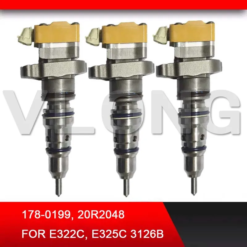 

Diesel Fuel Common Rail EUI Injector 173-4566 177-4752 10R-9000 229-8842 0R-9348 For CAT E322C E325C 3126B