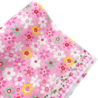 7Pcs 100% Cotton Fabric Assorted Pre-Cut Floral Cloth Sewing Patchwork Bundle DIY Decor Needlework DIY Handmade Material 25*25cm 3