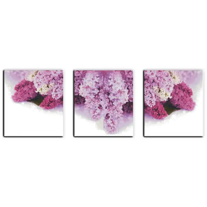 

Joy Sunday Floral Language of Lilac Cross Stitch Kits Embroidery Needlework 11&14CT Cross Stitch on Canvas Chinese Embroidery