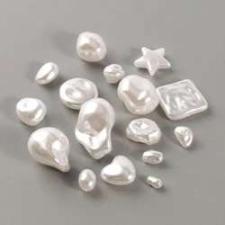 Charms Irregular Imitation Baroque Pearl Beads for DIY Jewelry Making Women Baroque Bead Drop Earrings Punk Jewelry