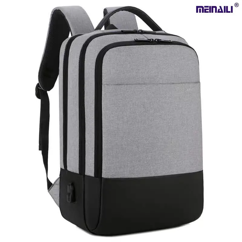 Large Capacity USB charge laptop backpack men business casual travel rucksack college student shoulder bags sac a dos mochila