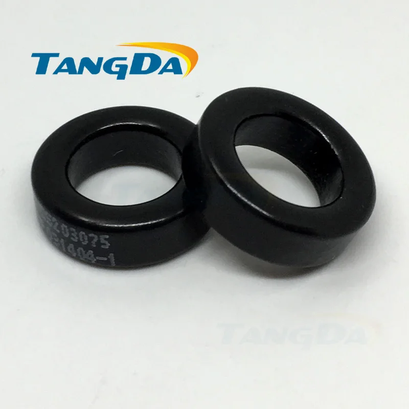 Tangda sendust FeSiAl KOOL MU toroidal cores AL=41 CS 203 075  203075 MS-008075-2 CS203075 21*12*7 mm 75u A