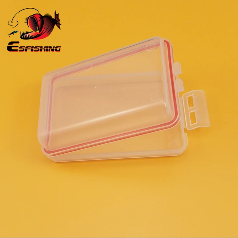 

ESFISHING Mini Fishing Tackle Boxes Hook Storage Case Compartments Box Fish Lures Plastic Storage Holder Fishing Accessories