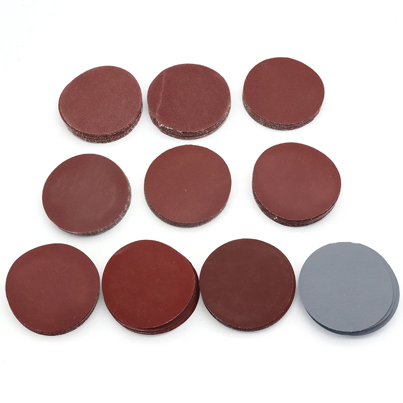 100Pcs 75Mm 3 ''Circulaire Massaal Polijsten Schuurpapier Disc Met Grutten 80-3000 Slijpen Metaaldetector Timmerman zand Lakens