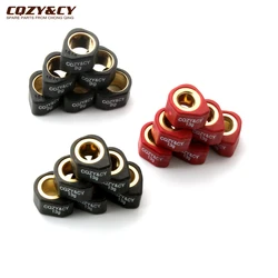 6PC Racing Roller Set Weight 18x14mm 9g 13g For Kymco Agility R16 Plus Like Lx People S 125 150 200 4-Stroke Scooter