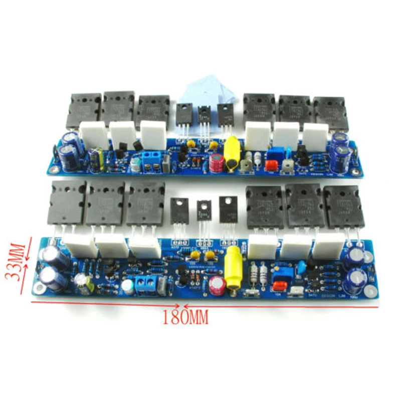 1pair L10 Power Amplifier Board 300W HiFi 2.0 Channel Class AB Sound Amplifiers Amp Transistor A1930 C5171 TT1943 TT5200