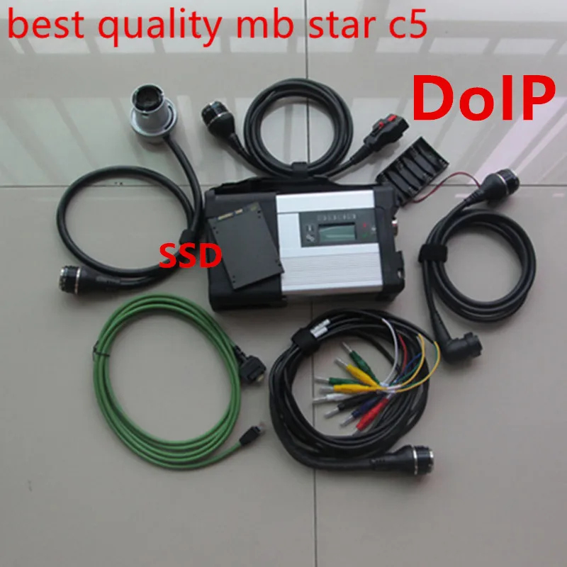 MB SD Connect Compact 5 Star DOIP Diagnosis Tool with WiFi V2023.09 Plus CF53 Diagnostic Toughbook Tablet PC