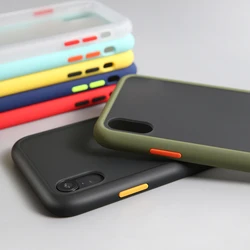Colorful Silicone Bumper Matte Case For iPhone X XR XS 11 12 13 Mini 14 15 Pro Max SE 6s 7 8 Plus Frosted Shockproof Phone Cover