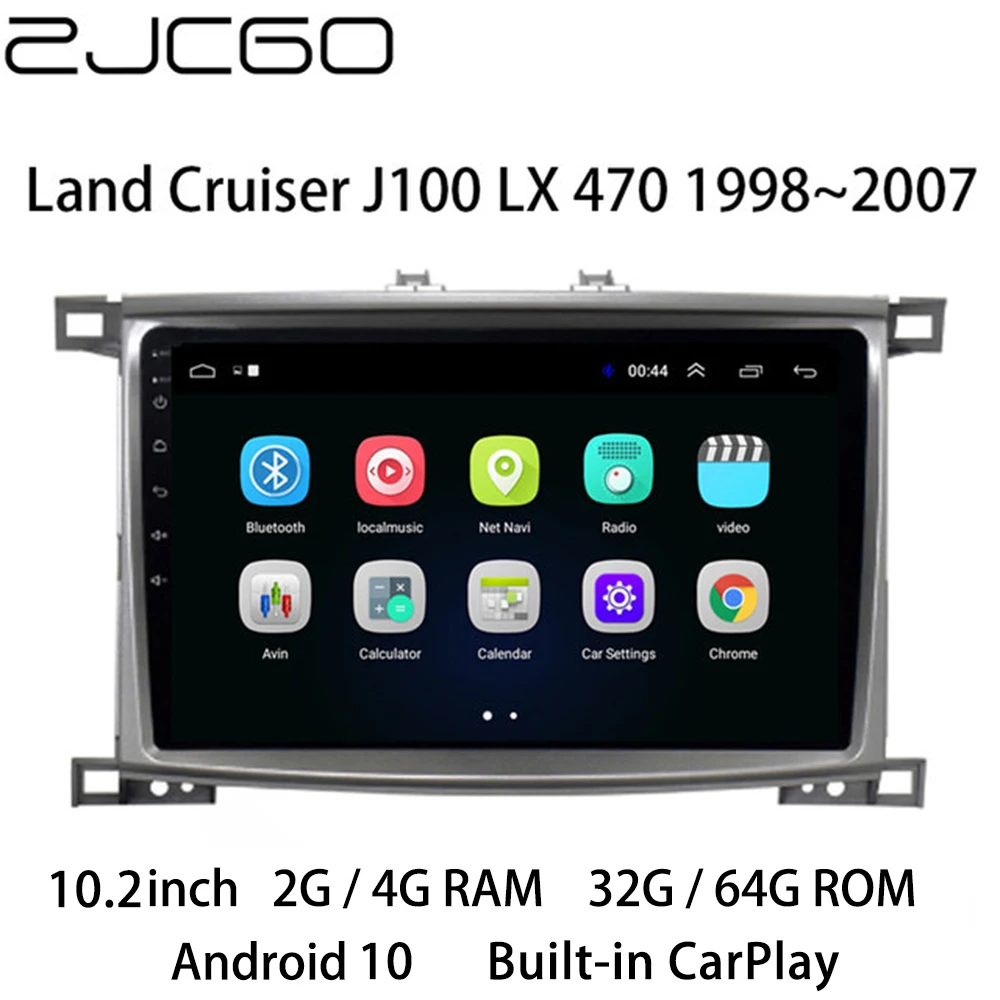 

Car Multimedia Player Stereo GPS DVD Radio Navigation NAVI Android Screen Monitor for Toyota Land Cruiser J100 LX 470 1998~2007