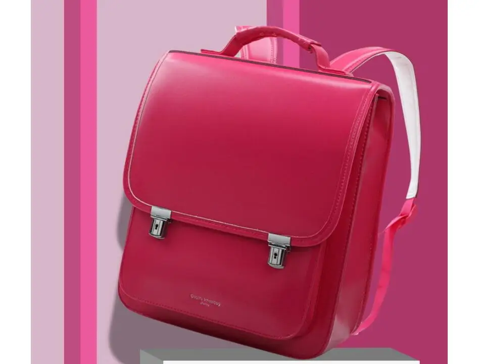 Children PU Japan school Bag students backpack bag for girls Japan School Backpack for boys kids Orthopedic backpack book bags