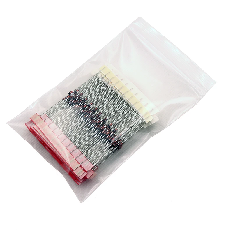 Kit Sortido de Diodo Zener, Conjunto de sortidos, Novo, 2V 4 a 33V, 27 Valores, 1 W, 2W, 0,5 W, 270 Pcs