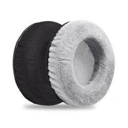 Vervanging Fluwelen Ronde Ear Pad Cover 60Mm 65Mm 70Mm 75Mm 80Mm 85Mm 90Mm 95Mm 100Mm 105Mm Oor Cups Oorkussens Voor Hoofdtelefoon Grijs