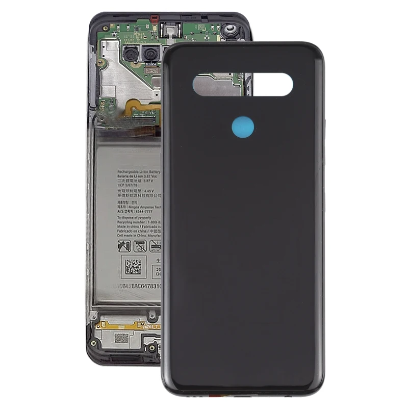 Back Battery Cover for LG K41s LM-K410 / LMK410EMW / LM-K410EMW Rear Cover with Logo Repair Spare Part