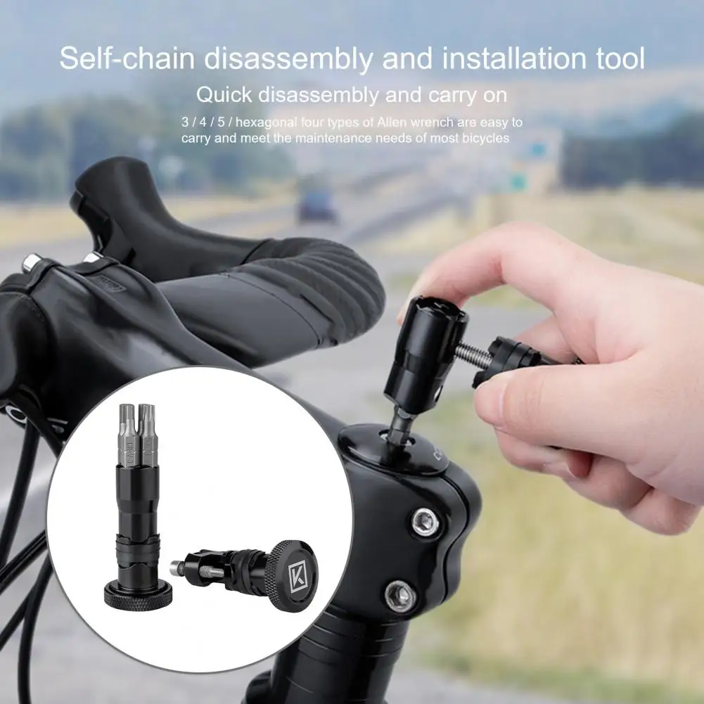 Useful Shock Absorbing Bike Wrench Set with Chain Cutter Tool Bicycle Tool Bicycle Wrenches Kit Sturdy for Bike