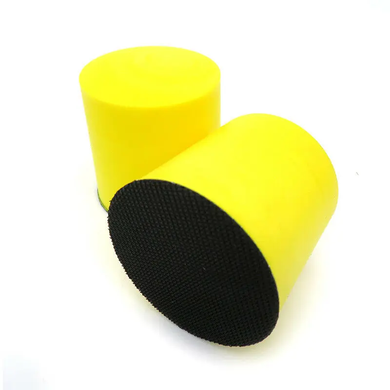 2 Inch Hand Sanding Block Polishing Pad Abrasive Tools 50 Pcs Hook Loop Attachment with Sandpaper Wet & Dry for Gringing Wooden