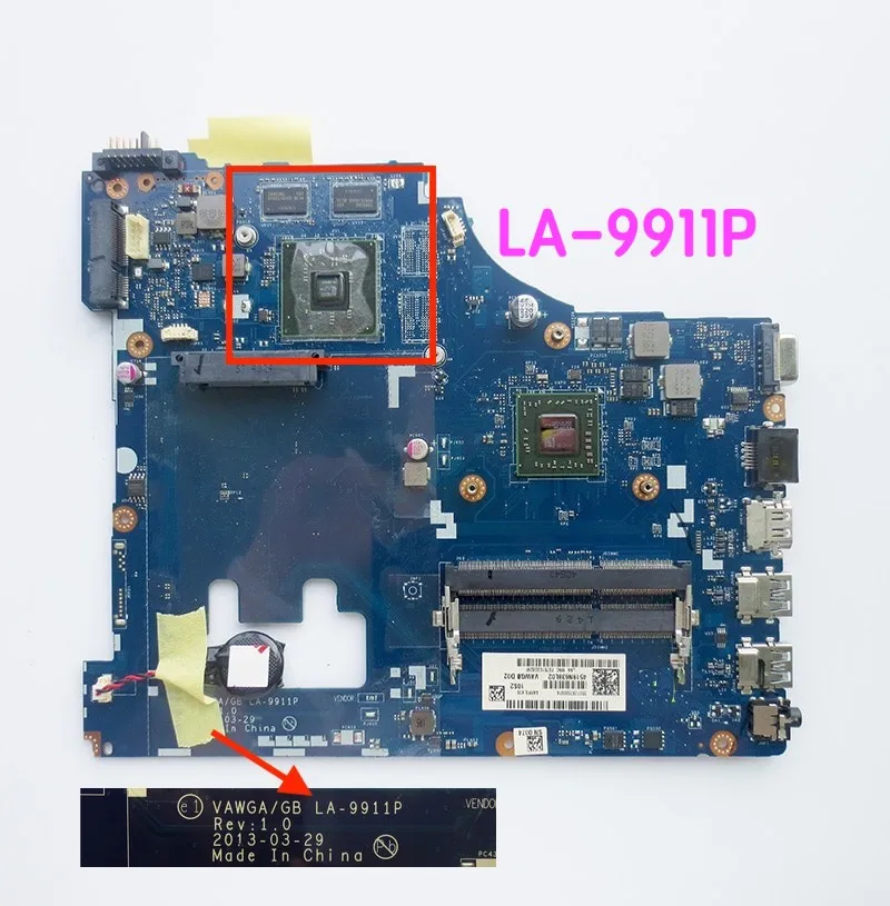 

Suitable For Lenovo G505 Laptop Motherboard VAWGA/GB LA-9911P Rev：1.0 Mainboard 100% tested fully work free shipping