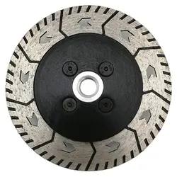 New 125 x 2.8mm M14 Double-Sided Diamond Saw Blade Grinding Slice Sharp Type With Flange