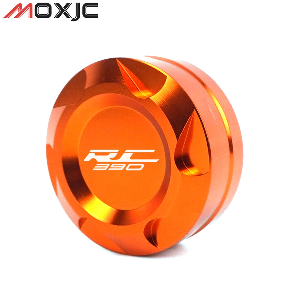 Aluminum Alloy Rear Brake Fluid Reservoir Cap Cover Rear Brake Pump Cap for KTM RC 390 rc390 2016-2021