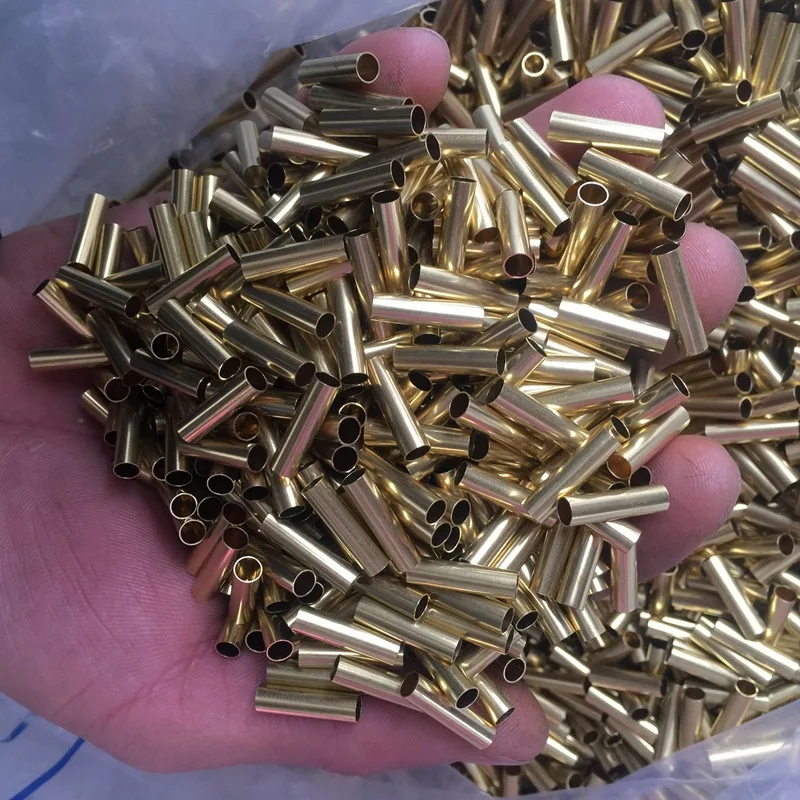 100pcs Brass Tube OD 5mm Thick 0.5mm Length 5mm Copper Tube DIY Accessories CUSTOMIZED Cut Brass Pipe Drop Shipping