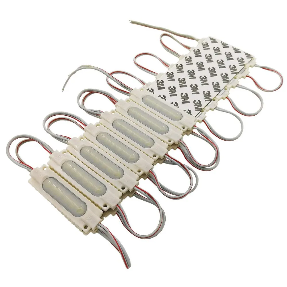 10pcs 2W Storefront Window Led Injection IP67 Waterproof DC12V Led Module 5730 Light Advertising Light Led