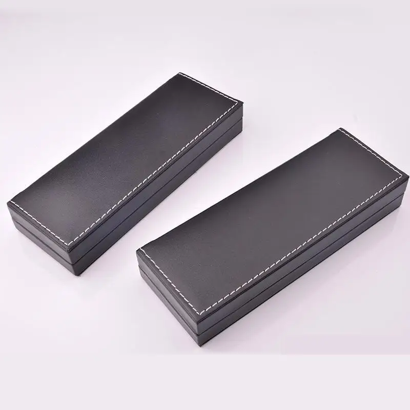 10pcs/lot Pu Leather Pencil Box Gift Box Packaging Business Gift Pen Box Case Accept Custom Logo