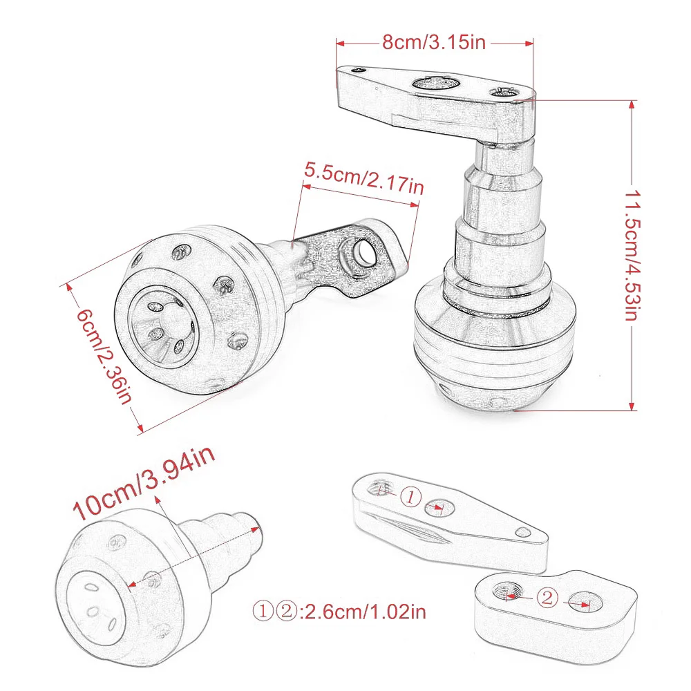 Motorcycle Frame Sliders Falling Protection Fairing Guard Crash Pad Protector For KAWASAKI NINJA650 ER-6N ER6N ER 6N 2012-2016