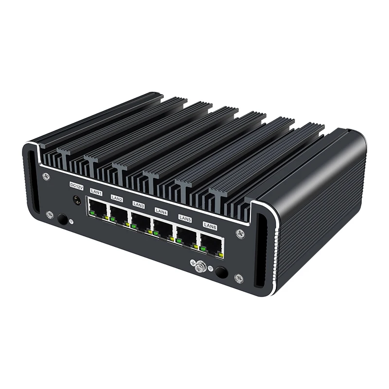 Intel Core I3 8130U 4GB 64GB 6LAN 1COM 4USB Dual Core Firewall Pfsense Mini PC Minikomputer