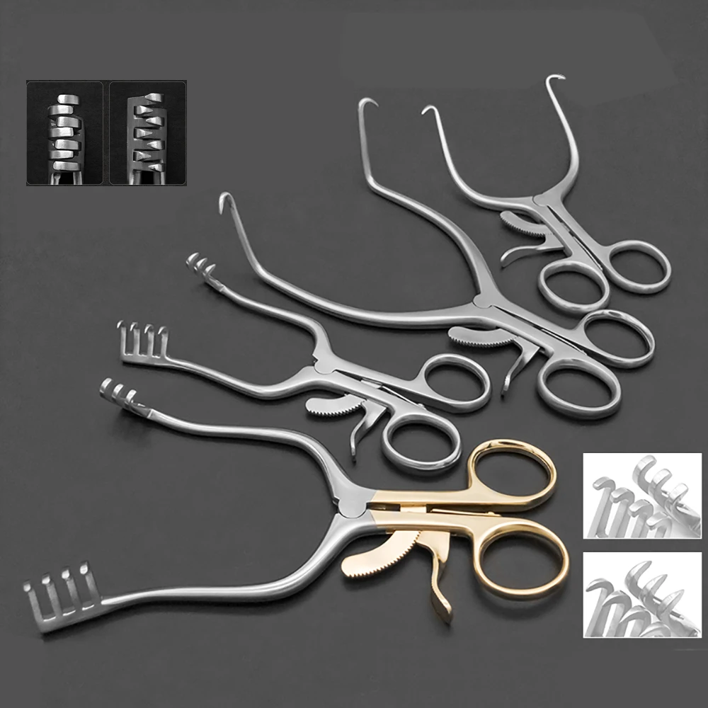 Medical Orthopedic Instrument Expander Mastoid Stretcher Adjustable Automatically Fixed Multi-hook Skin Retractor Forceps