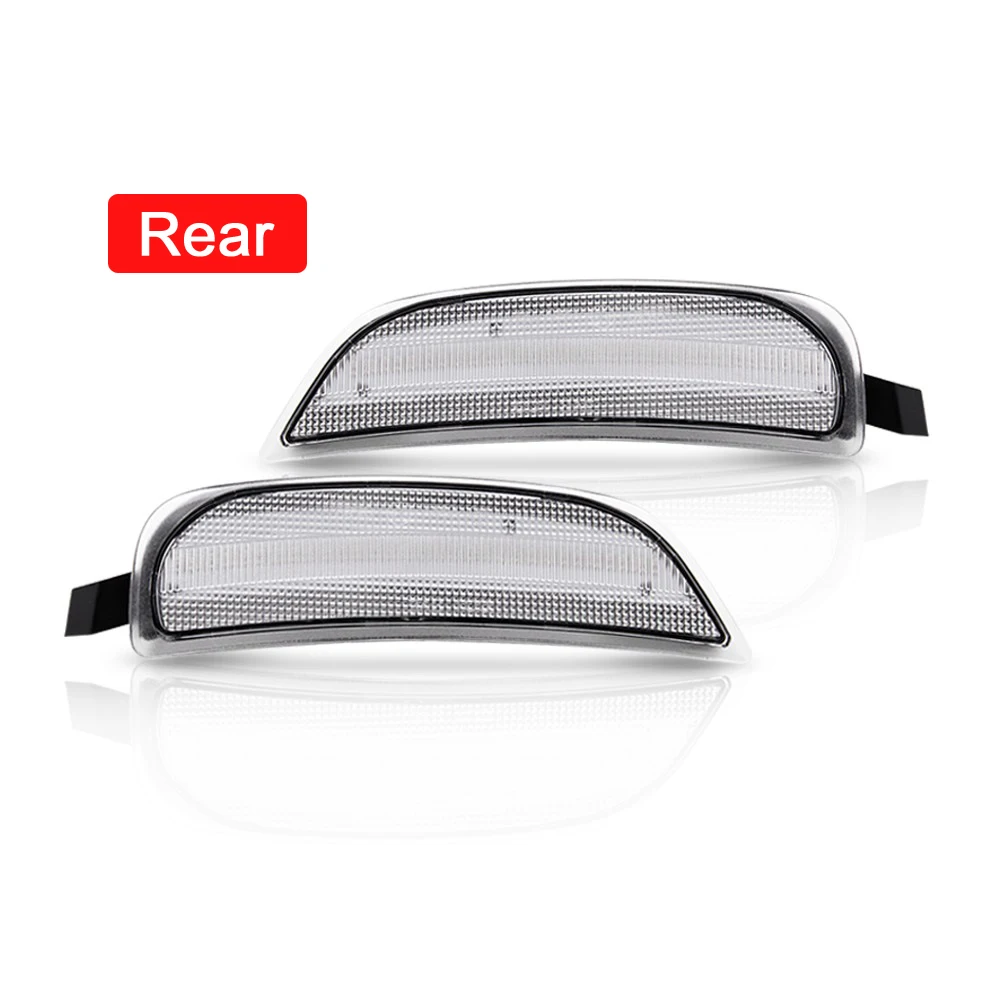 2Pcs Rear LED Side Fender Reflector Lamp Red Side Marker Light For Mazda Miata MX-5 2016-UP For Fiat 124 Spider Abarth 2017-UP