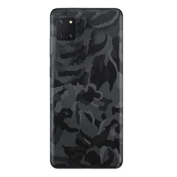 3D Black Camouflage Film Phone Wrap Back Paste Sticker For SAMSUNG S20 Note 10 Lite S10 A01 A11 A31 M11 M21 M31 30S M40 M51 Skin