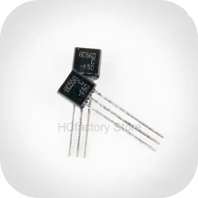 Original 50 STÜCKE BC550C + BC560C jeder 25 stücke BC550 BC560 TO92 Transistor DIP-3 45V 0,1 EIN ZU-92 Großhandel verteilung liste