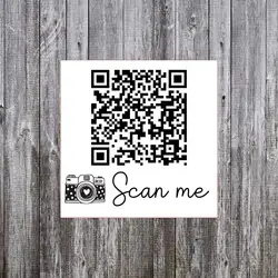 QR code stickers, custom business stickers, stickers for business, qr code sticker, Waterproof