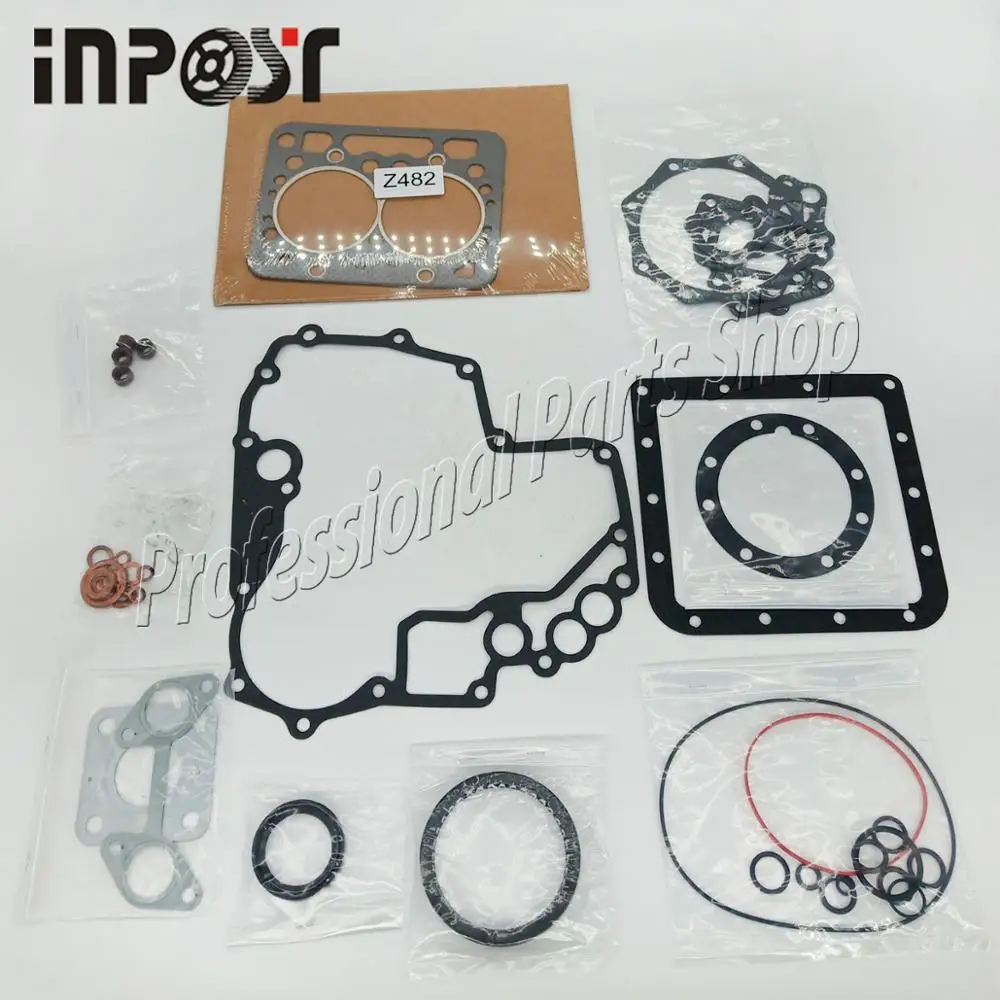 

Full Gasket Kits Z482 With Head Gasket For Kubota Engine 16853-99355 16853-99366