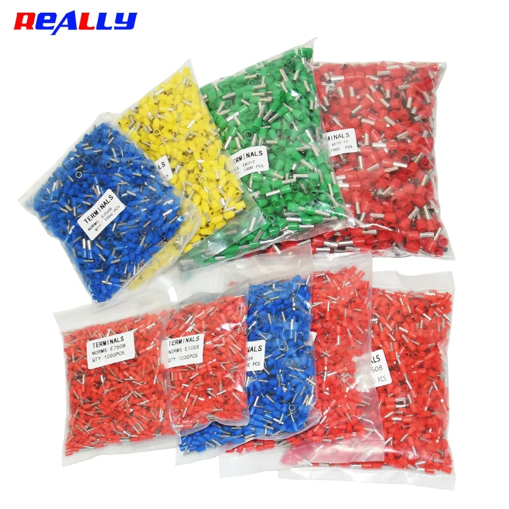 1000-teiliges Set isolierter Kabelendhülsen AWG23-7, Crimp-Kabelendklemmen, 5 Farben, 200 Stück pro Farbe für elektrische Kabelverbinder – Detail 17