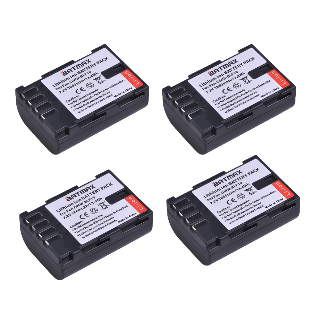 Batmax DMW-BLF19 DMW BLF19 BLF19 BLF19E BLF19e DMW-BLF19PP Battery for Panasonic Lumix GH3 GH4 GH5